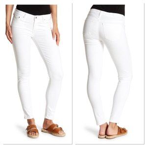 Big Star Alex Skinny Jeans Solid White Cotton Modal G17